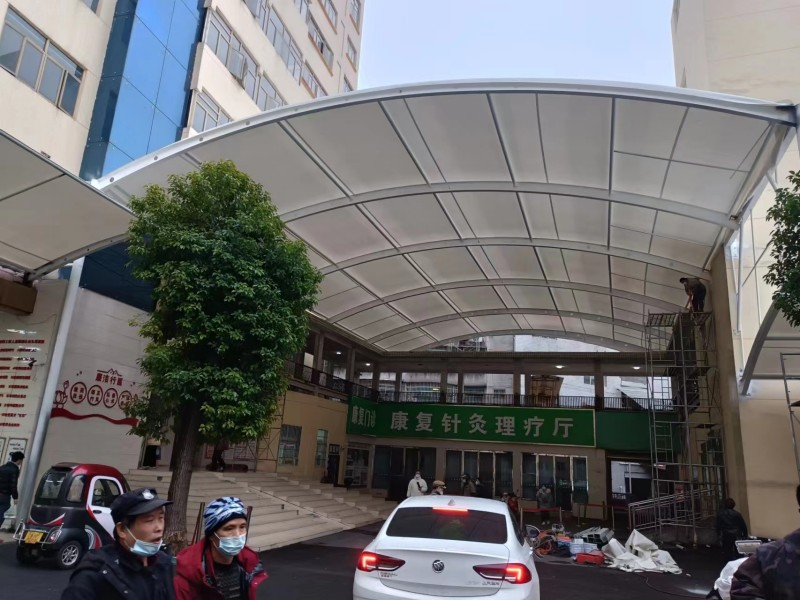 2026秦淮区推拉棚膜结构一体化厂家，厂区、园区停车棚工程承接
